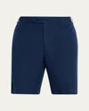 Incotex Men's Chinolino Shorts In Dark Blue827