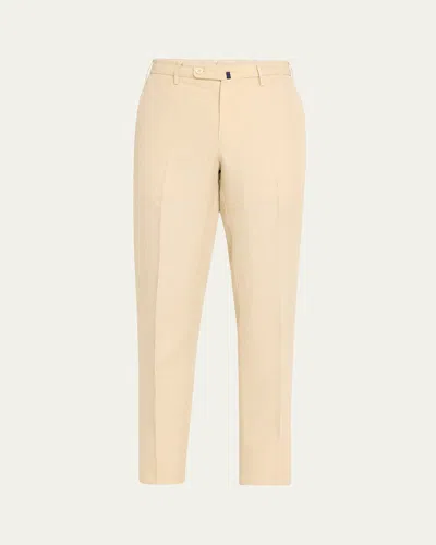Incotex Men's Chinolino Trousers In Beige