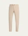 Incotex Men's Batavia Solid Twill Pants In Beige Chiaro