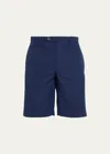 Incotex Men's Omaha Chinolino Shorts In 827blu Scuro