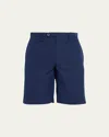 Incotex Men's Omaha Chinolino Shorts In Blu Scuro