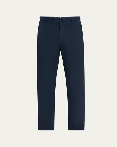 Incotex Men's Royal Batavia Twill Pants In Blue