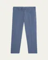 Incotex Men's Royal Batavia Twill Pants In Blue