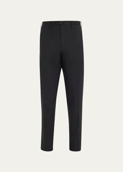 Incotex Men's Super 150s Wool Dress Pants In 990nero