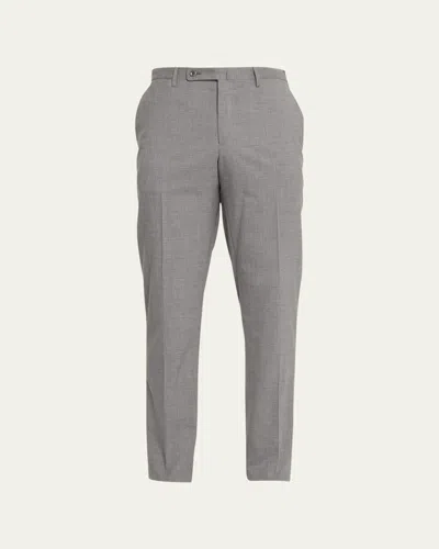 Incotex Men's Super 150s Wool Dress Pants In Light/pastel Grey