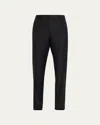 Incotex Men's Super 160s Wool Dress Pants In Black