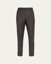 Incotex Men's Super 160s Wool Dress Pants In Brown