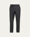 Incotex Men's Super 160s Wool Dress Pants In Grigio Scuro