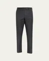 Incotex Men's Wool Sharkskin Dress Pants In 920grigio Scuro