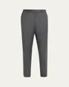 Incotex Men's Wool Sharkskin Dress Pants In Gray