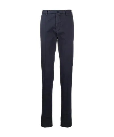 Incotex Mid-rise Chino Trousers In Black