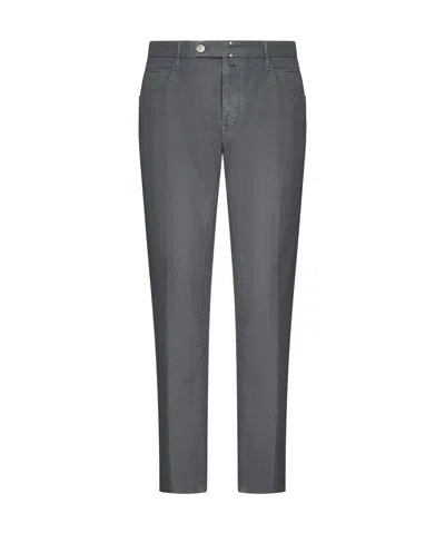 INCOTEX MID-RISE STRAIGHT-LEG CHINOS