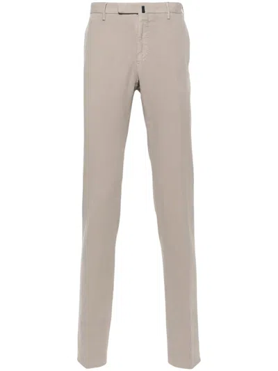 Incotex Mid-rise Straight-leg Chinos In Neutrals