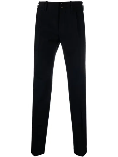 Incotex Mid-rise Straight-leg Trousers In Blau