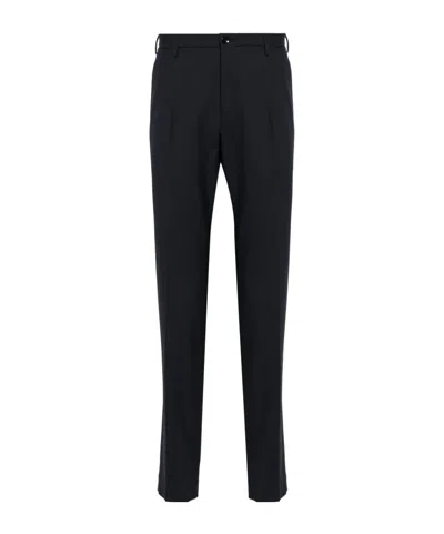 Incotex Mid-rise Tailored Trousers In Black