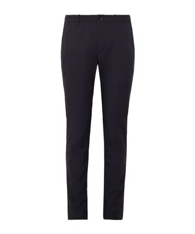 Incotex Mid-waist Slim-fit Trousers In Black