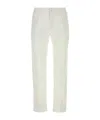 Incotex Cotton Trousers With Pockets And Belt Loops In White