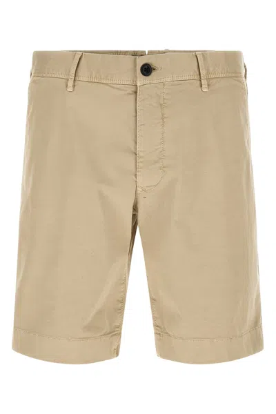 Incotex Modello 11s215 Bermuda Shorts In Brown