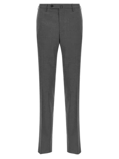 Incotex Modello 35 Trousers In Charcoal