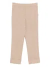Incotex Natural Wool Trouser In Neutral