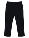 Incotex Tapered Wool Blend Trousers In Blue