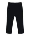 Incotex Tapered Wool Blend Trousers In Blue