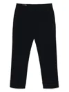 Incotex Tapered Wool Blend Trousers In Blue