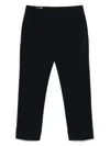 Incotex Tapered Wool Blend Trousers In Navy Blue