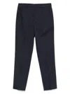 Incotex Trousers With Back Pockets And Belt Loops In Navy Blue