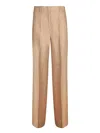 Incotex Tailored Beige Trousers With High Waist In Beige