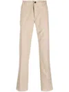 Incotex Trousers With Belt Loops And Pockets In Neutral