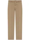 Incotex Trousers With Back Pockets And Belt Loops In Brown