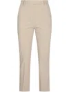 Incotex Tailored Trousers With Back Pockets And Belt Loops In Neutral