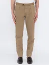 Incotex Trousers With Back Pockets And Belt Loops