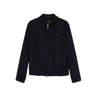 Incotex Outerwear In Blue