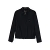 Incotex Zip-up Jacket In Black