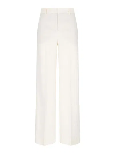 Incotex Wool Trousers In White