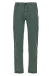 Incotex Panama Cotton Pants In Green