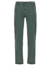 Incotex Panama Cotton Pants In Green
