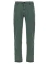 Incotex Panama Cotton Pants In Green