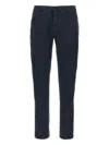 Incotex Blue Panama Cotton Pants