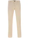 Incotex Slowear Cotton Trousers In Beige