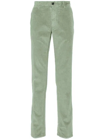 Incotex Corduroy Trousers In Green