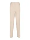 Incotex Beige Cotton Straight-leg Trousers With Tailored Finish In Brown