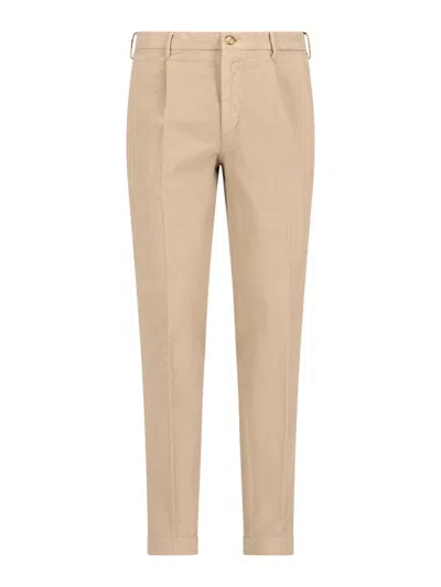 INCOTEX STRAIGHT LEG TROUSERS
