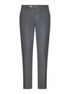 Incotex Slim-fit Tailored Trousers In Grey