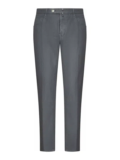Incotex Slim-fit Tailored Trousers In Gray