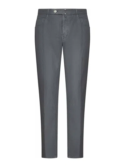 Incotex Slim-fit Tailored Trousers In Grey