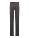 Incotex Cotton Straight-leg Trousers In Brown