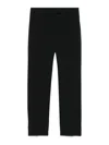 Incotex Contemporary Crop Trousers Pressed Crease In Black